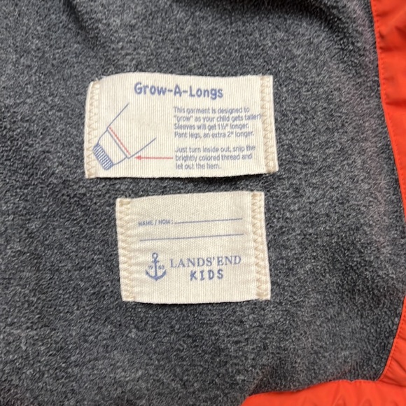 Land’s End Grow-A-Long fleece-lined waterproof jacket - Picture 4 of 9